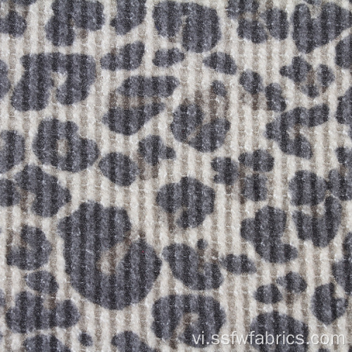 Leopard Print Brushed Waff Đan Vải